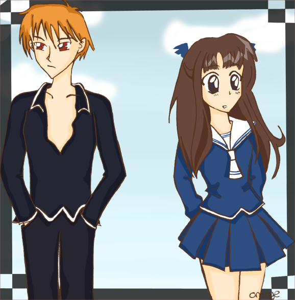 Torhu and Kyou by OrangeArt