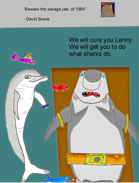 Lenny the Shark in 1984 by Orcus