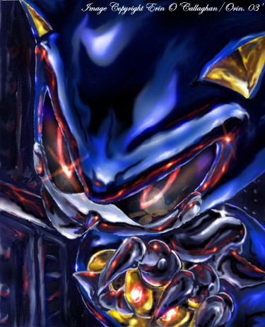 Mecha Sonic by Orin