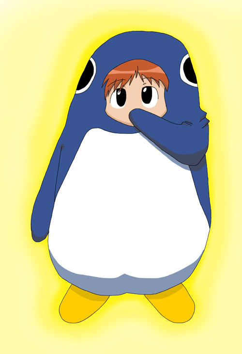 Chiyo in penguin suit by OsakaKiritsu