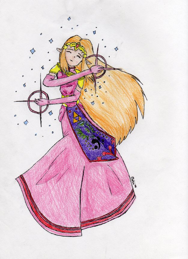 Zelda's Magic (Colored) by Oshii-chan