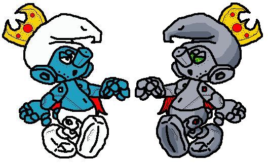 Overlord Smurf Robots by OverlordSmurf