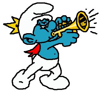Overlord Smurf The Trumpeteer by OverlordSmurf
