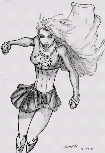 Supergirl by octobernights