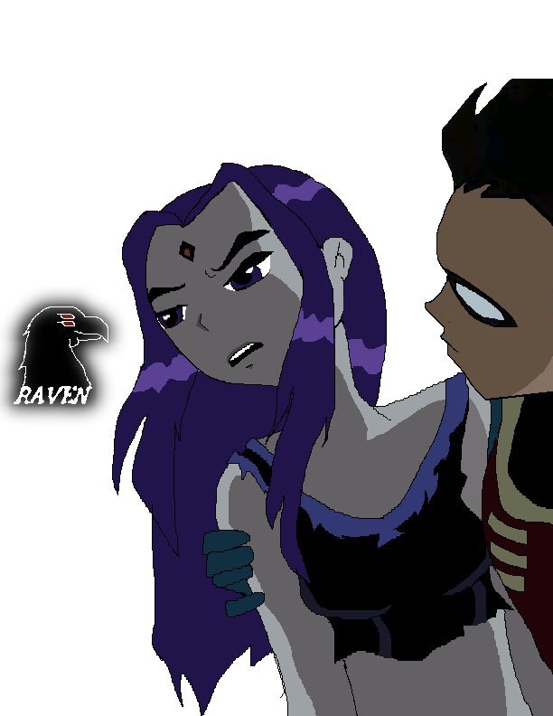 'birthmark' Robin and Raven by odd