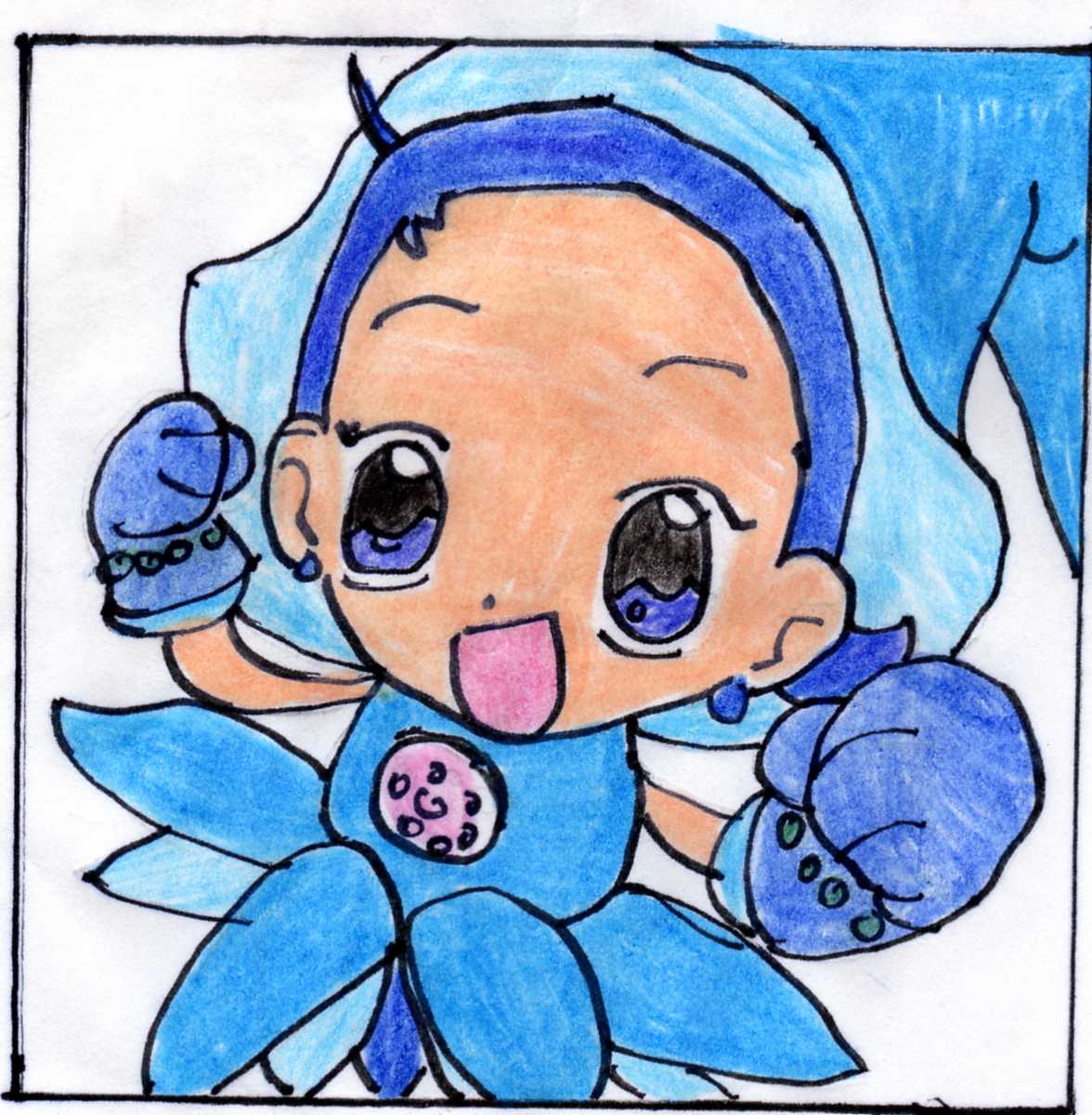 blue witch by ojamajo