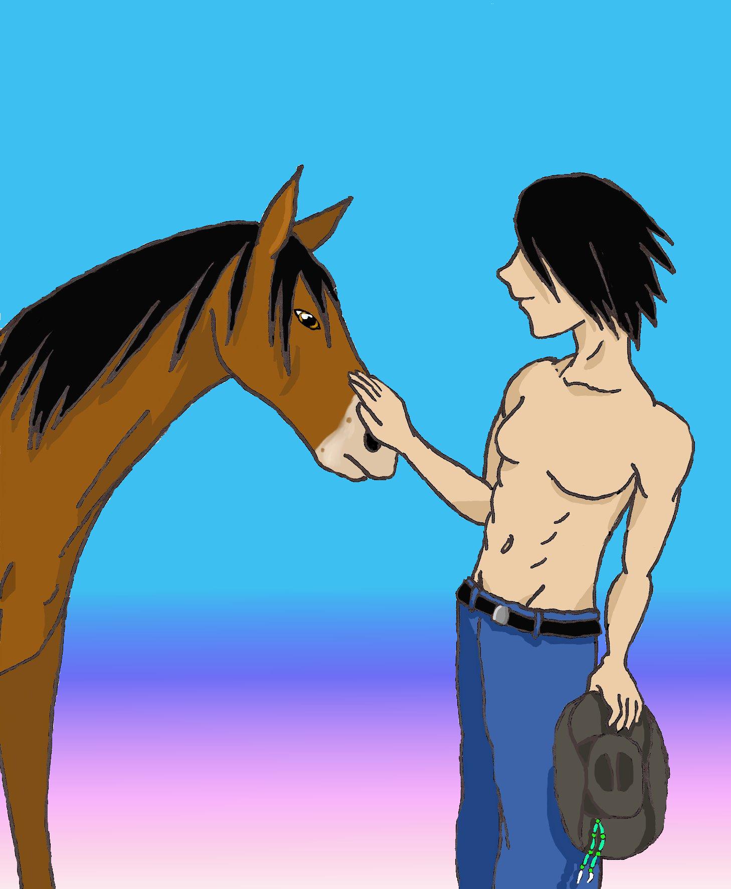 Sasuke...as a Cowboy by onlyaloneuntillucame