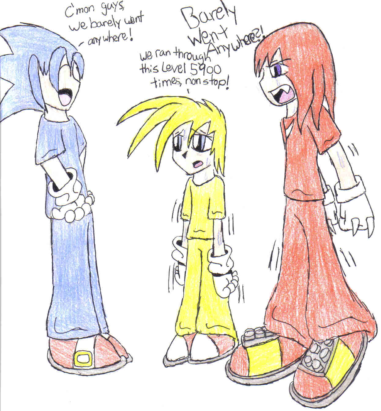 Team Sonic *human* by orchid