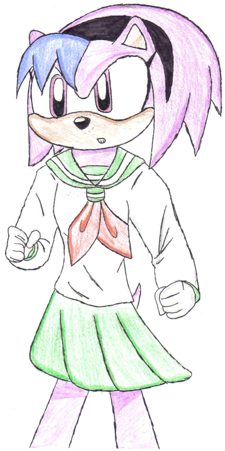orchid in kagome's clothes for amychan's contest by orchid