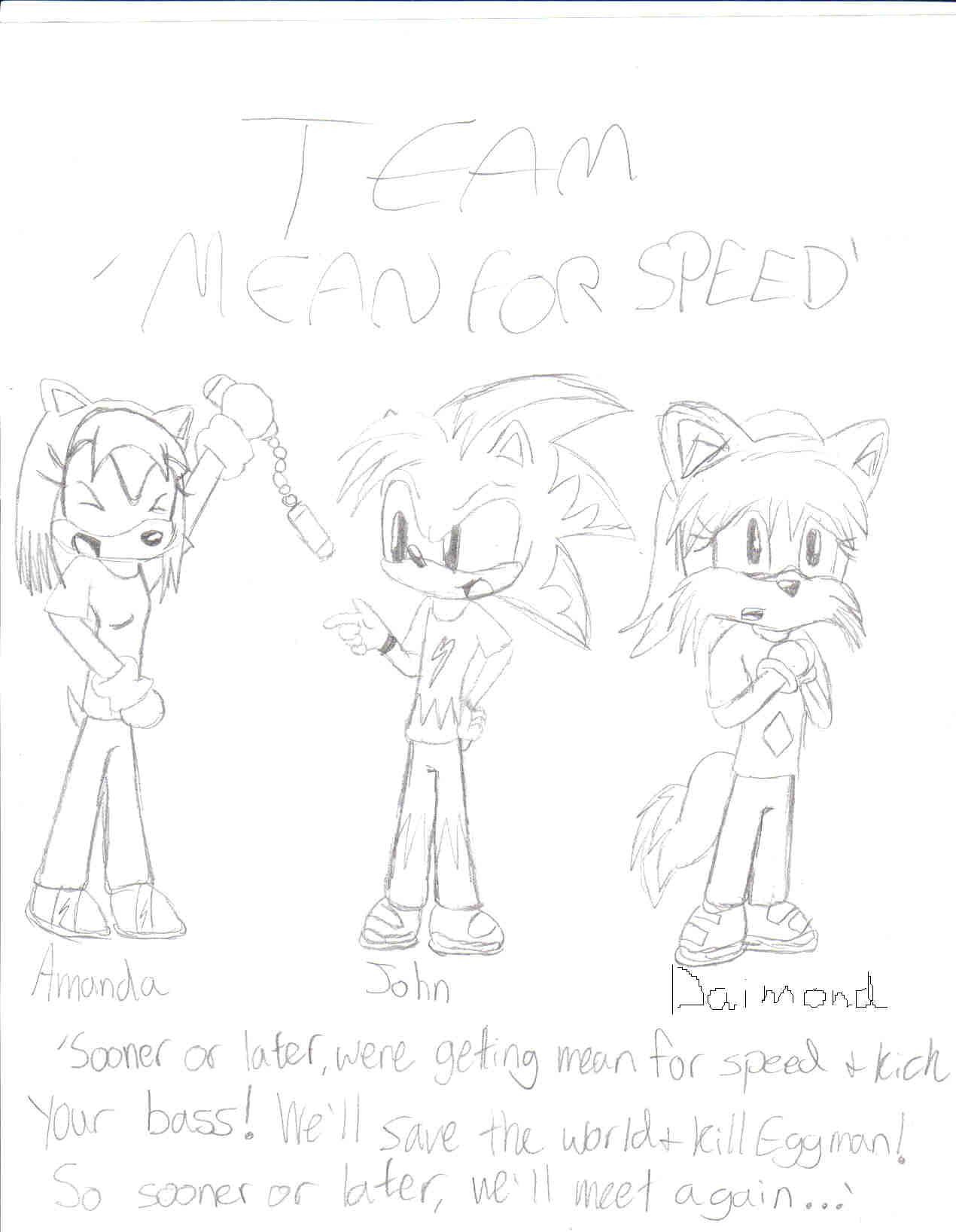 Team 'Mean For Speed'-request from supertails700 by orchid