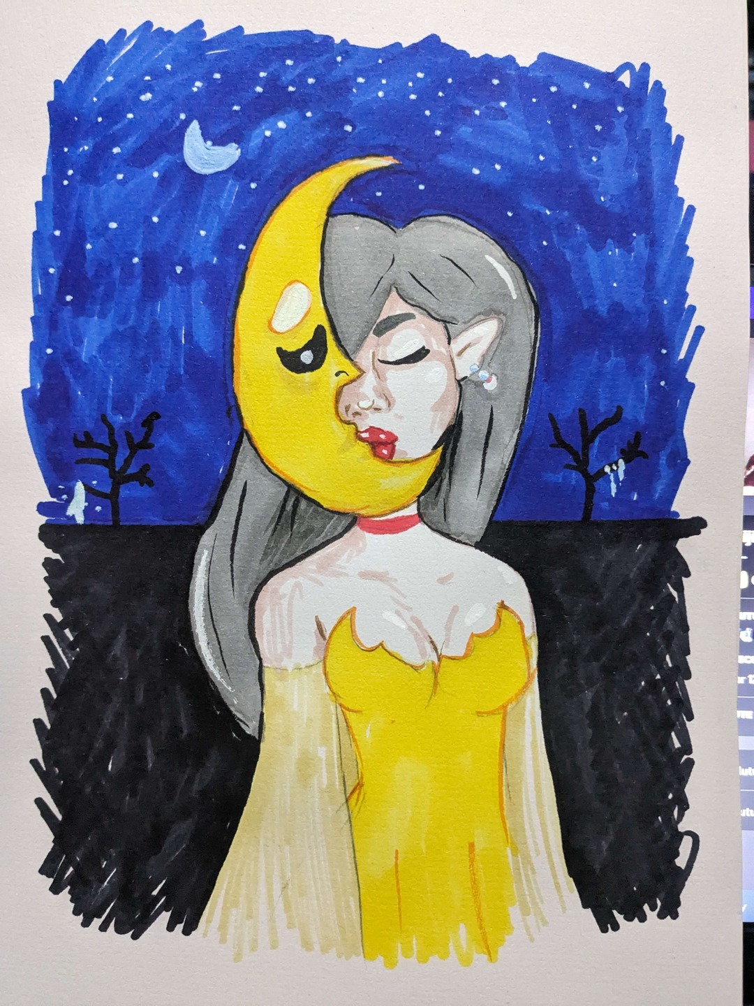 moon girl by orianajones