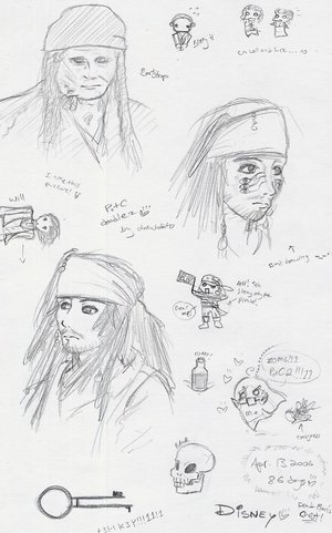 PotC 2 doodles by otaku_hobbit27