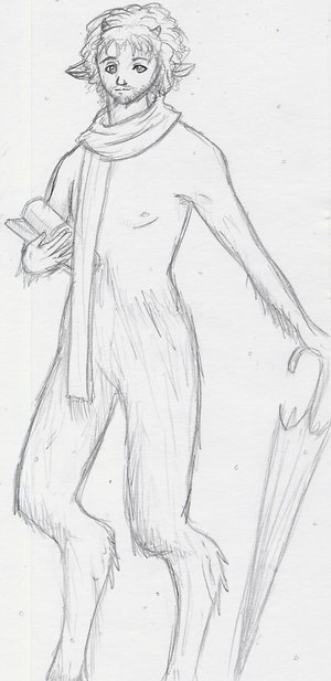 A Tumnus Sketch ^_^ by otaku_hobbit27