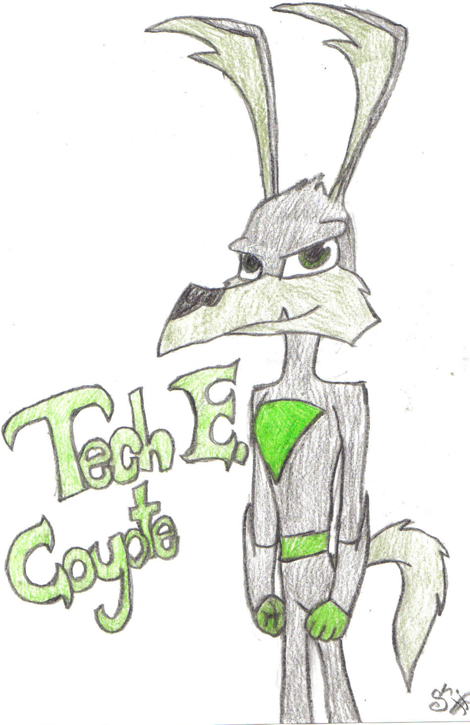 Tech E. Coyote by ottselgirl