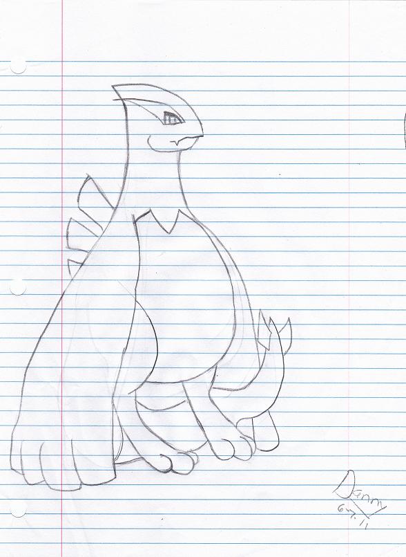 Sketchpad: Adult Lugia by PKMNDanny