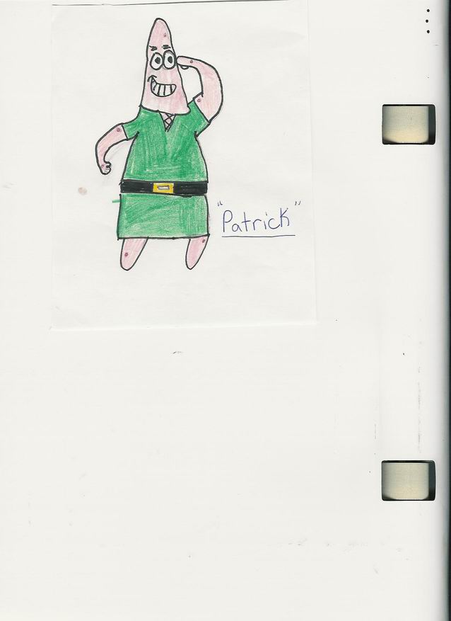 Patrick in the Zelda game by PODrocks