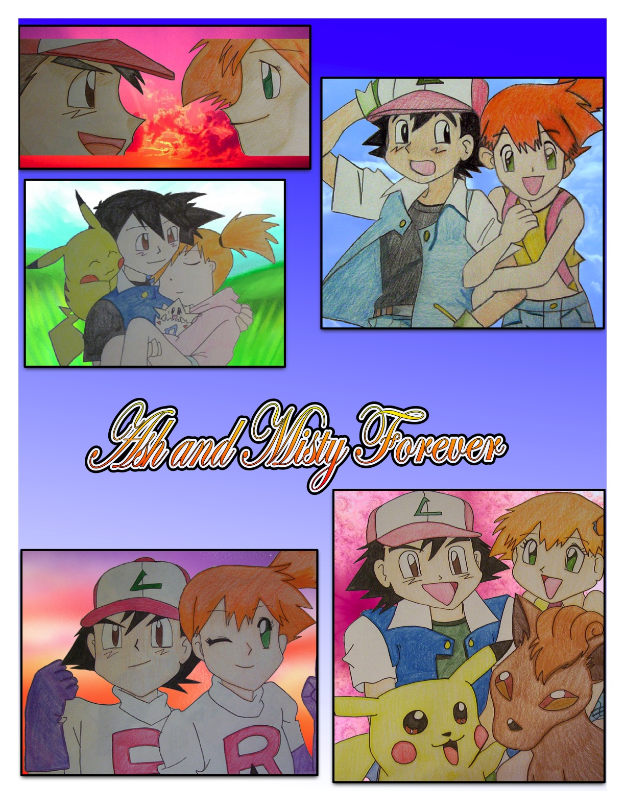 Ash and Misty Forever&lt;3 by PPhantom
