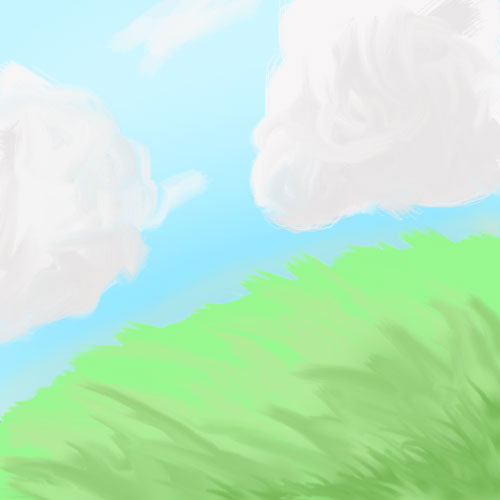 Grass and Sky by Pabbit_da_Rabbit