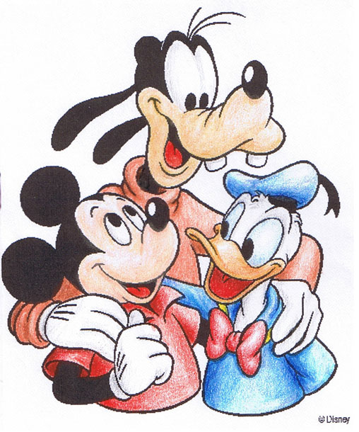 The Famous Disney Trio by Pabbit_da_Rabbit