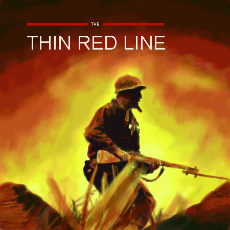 The Thin Red Line by Pabbit_da_Rabbit