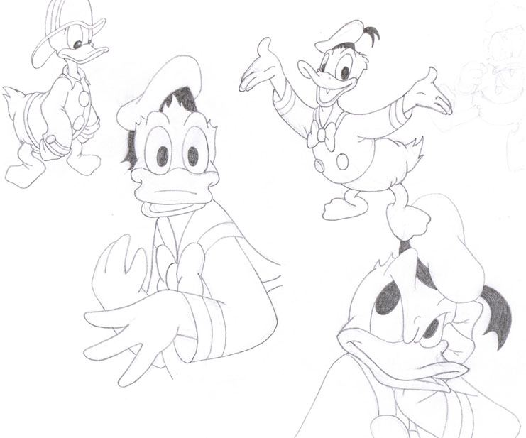 Donald Duck stuff by Pabbit_da_Rabbit