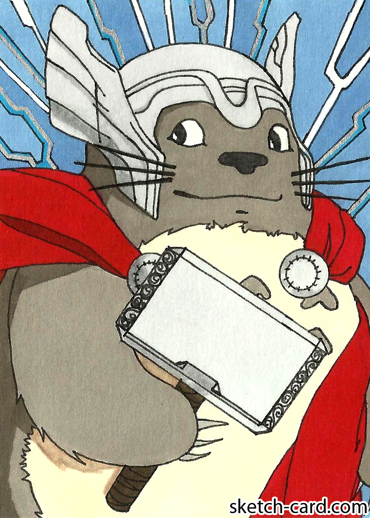 Thortoro crossover Totoro/Thor by Pachecoclaire