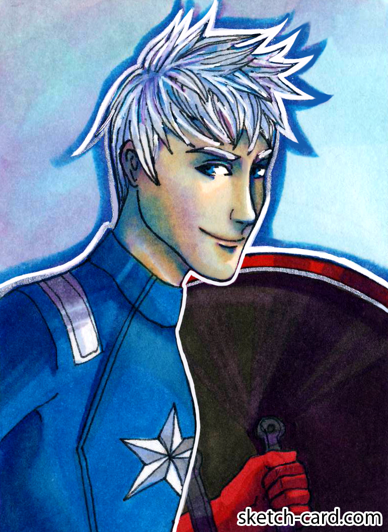 Jack Frost crossover Captain America by Pachecoclaire