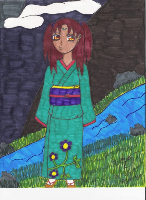 Kimono girl by Paine104