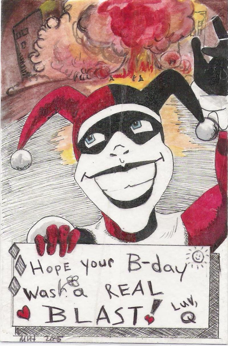 Harley Quinn B-Day Image by Painless_Suicide