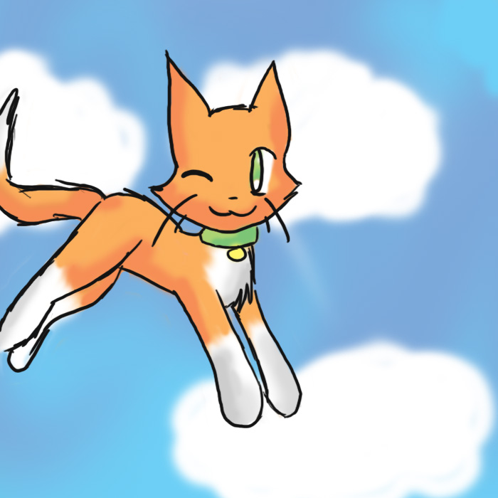 Random Flying Kitty by Pancake_at_the_Disco
