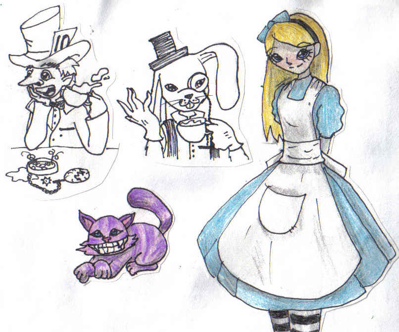 Alice in Wonderland 2 by Pancakey_Cakes