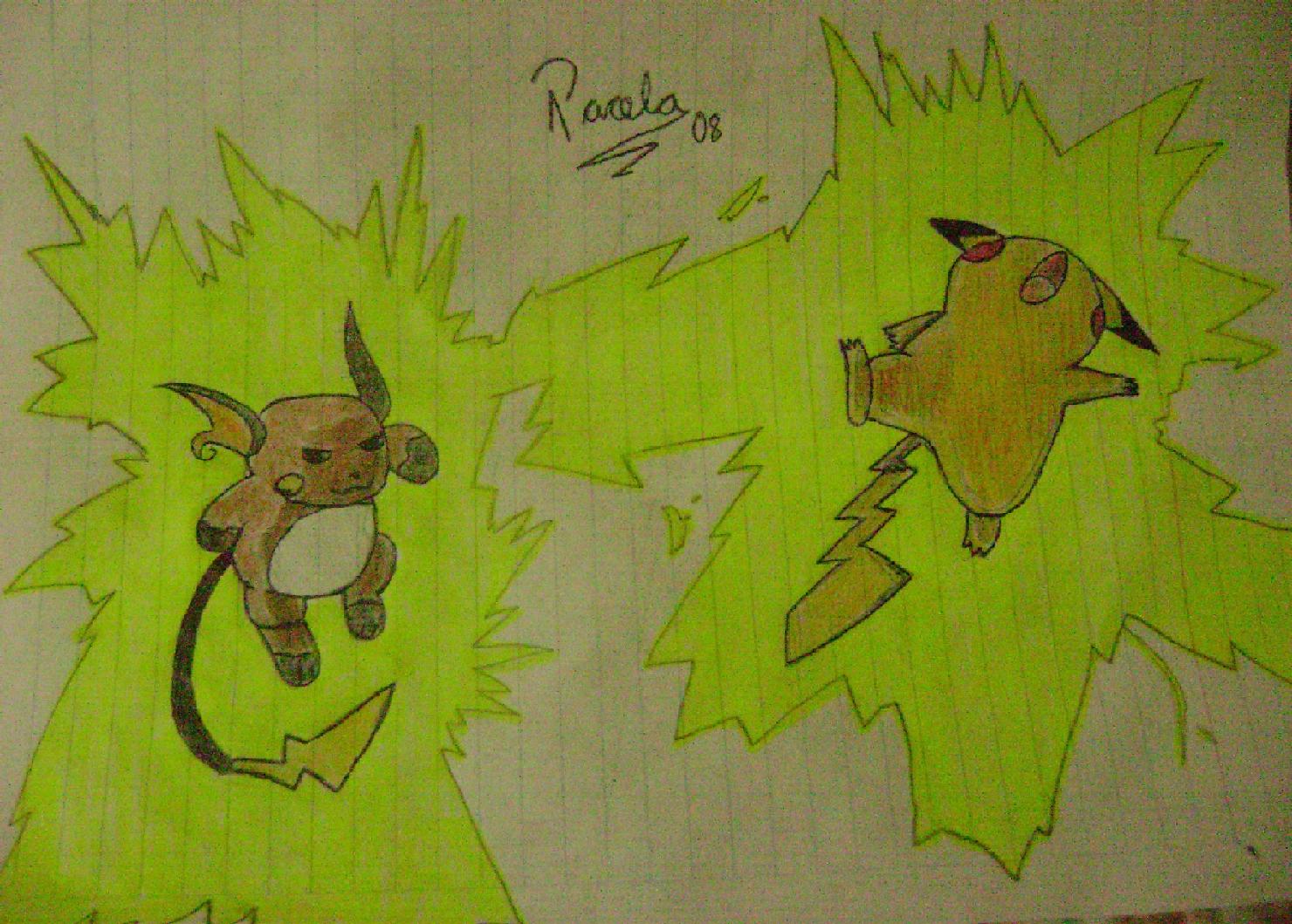Raichu owns Pikachu by Paola27