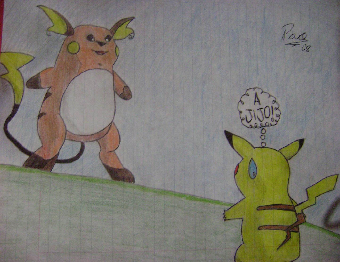 Pikachu "ready" to get pwned by Paola27