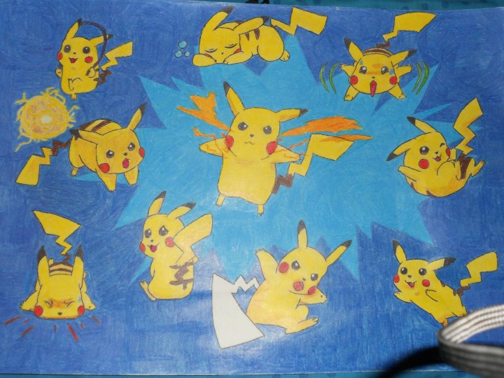 Pikachu collage by Paola27