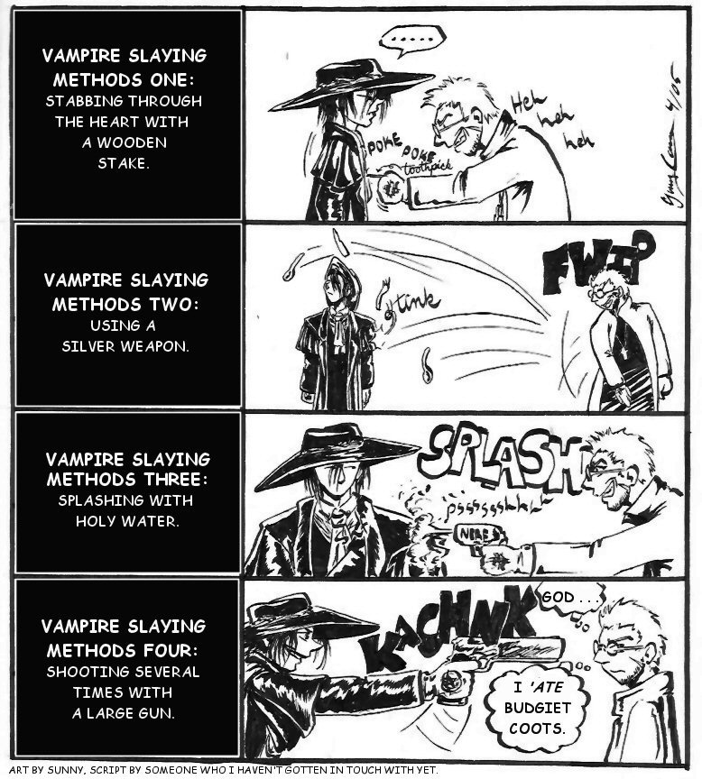 Vampire Slaying Methods by Papercut_Dragon