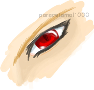 Kyuubi's eye_Naruto by Paracetamol