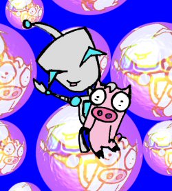 Gir and Pig by Paranormal_Investigator