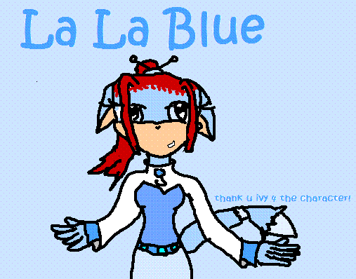 La La Blue(char ivy made me ^^) by Peach_the_K9
