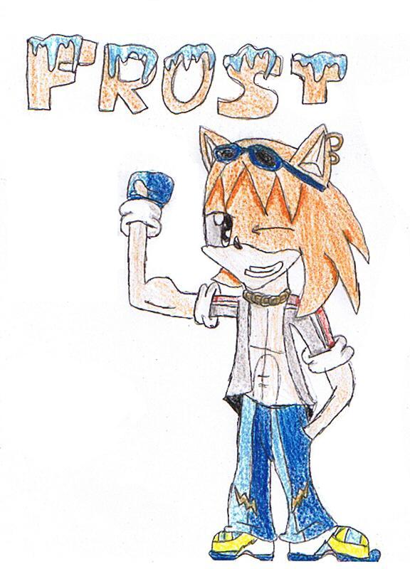 Frost flexin his muscle;) (4 frost62) by Peach_the_K9