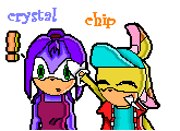 Crstal 'n' chip (not couple:gift and request in 1 by Peach_the_K9