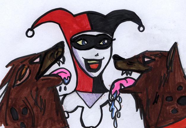 Harley and her babies by Peachochild