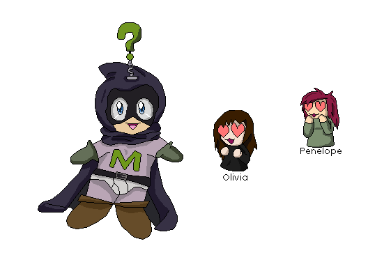 Mysterion... and two fangirls XD by PenelopeLynn