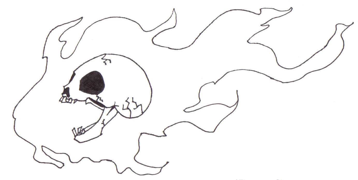 Fire Skull by Penguins_luv_LSD