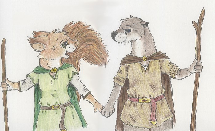 Bragoon and Saro by Pennybrite_Moonsparrow