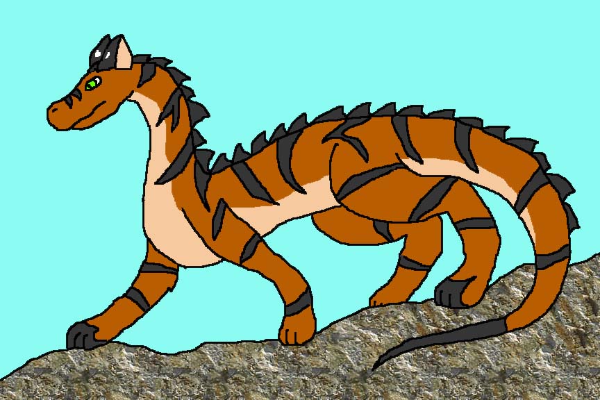 Tiger dragon by Phantomdragoness