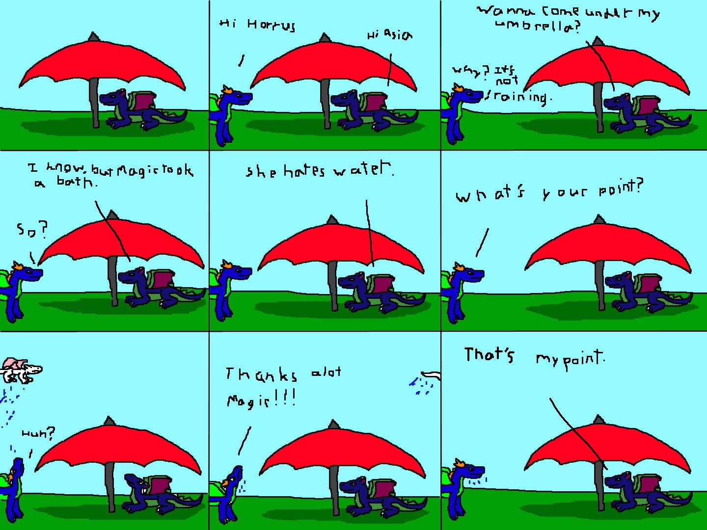 Umbrella by Phantomdragoness