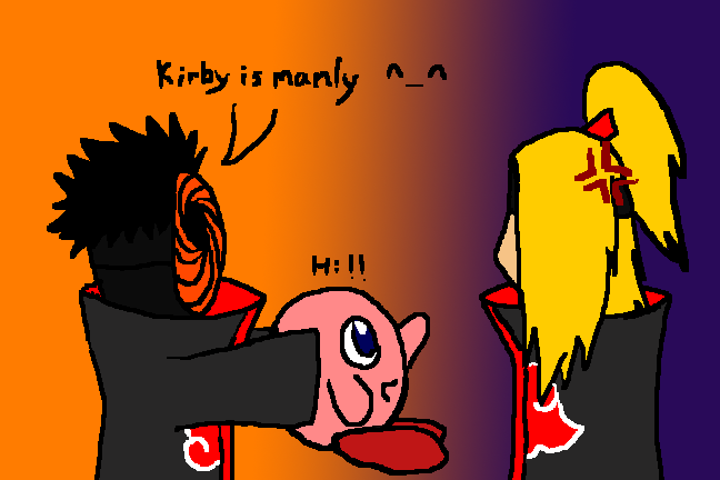 Tobi likes Kirby by Phantomdragoness