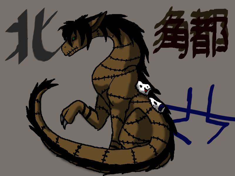 Kakuzu Dragon by Phantomdragoness