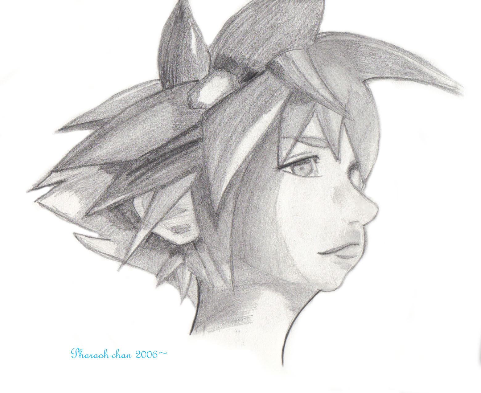 Sora sketch by Pharaohchan