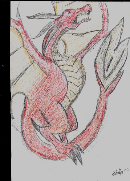 Red Traditional Dragon by Phoenix238
